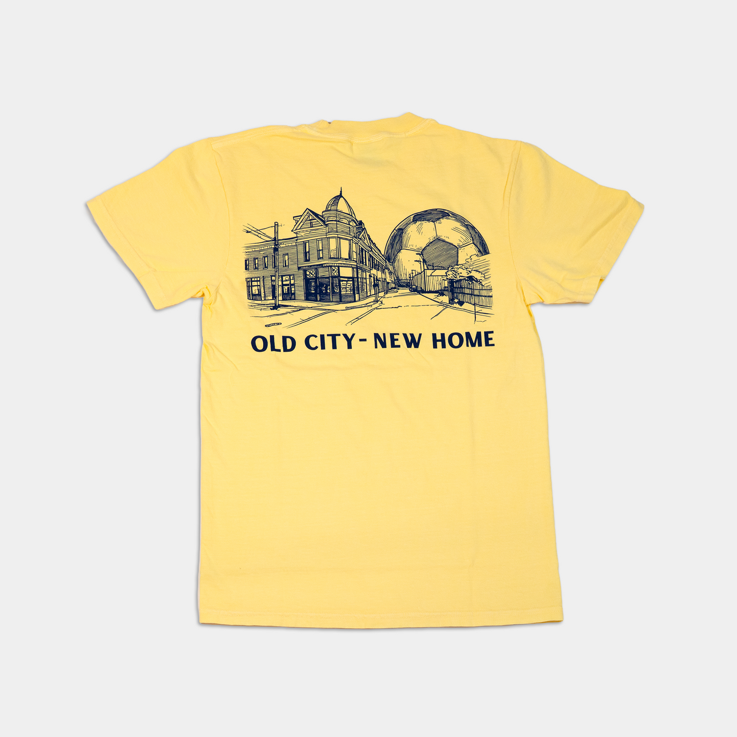 One Knox Old City, New Home Comfort Colors S/S Tee - Yellow